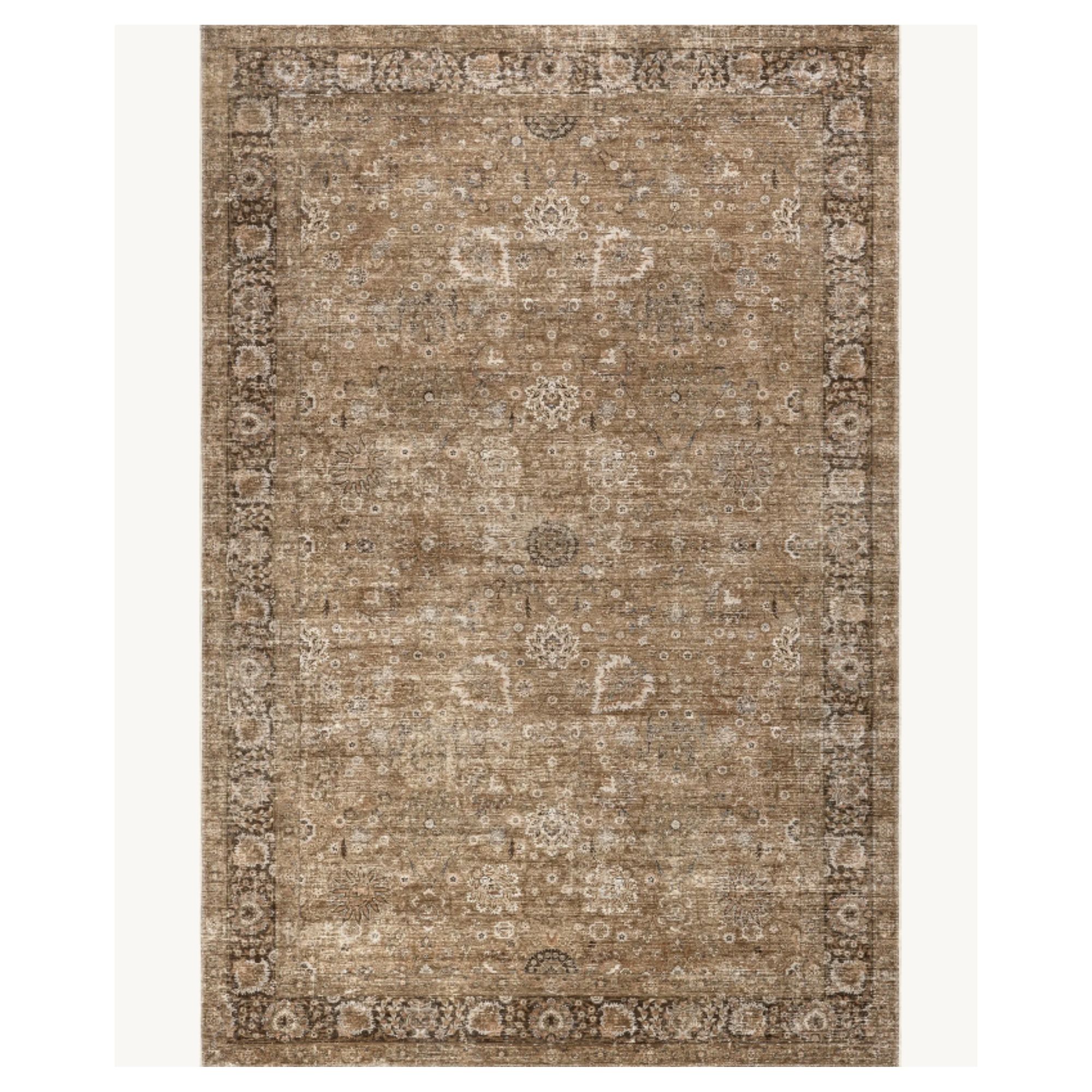 Tapis de style vintage brun