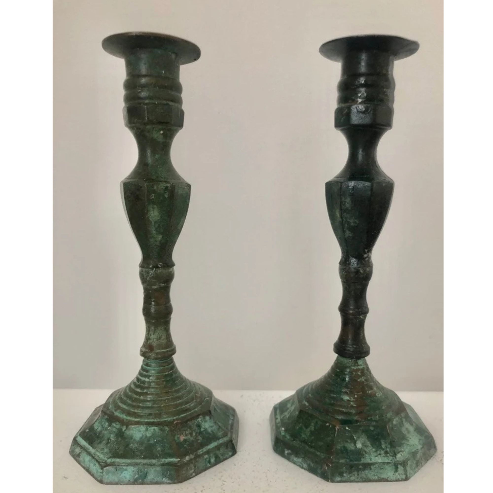 Bandeurs de métal verdigre rustique moderne