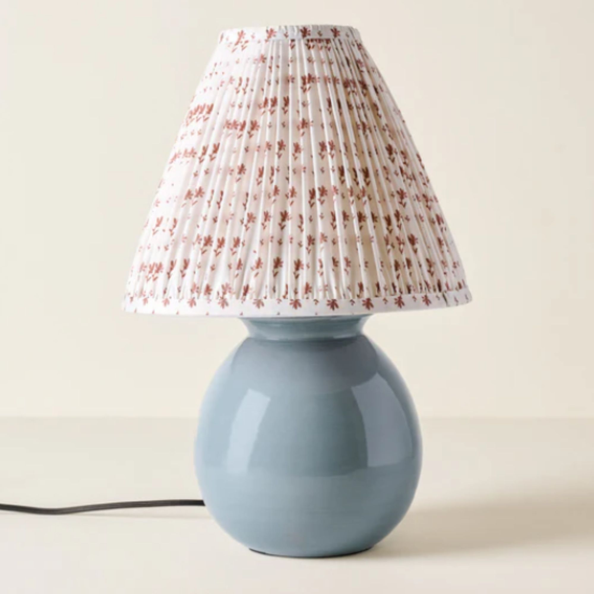 Lampe de table Olivia - Bleu du lac