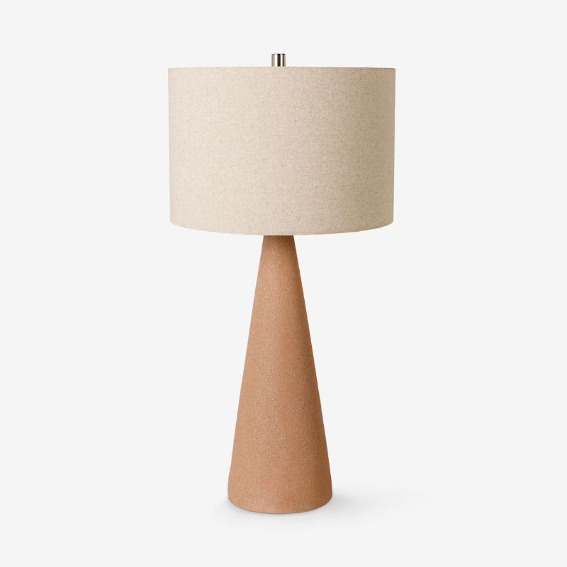 lampe de table en terre cuite