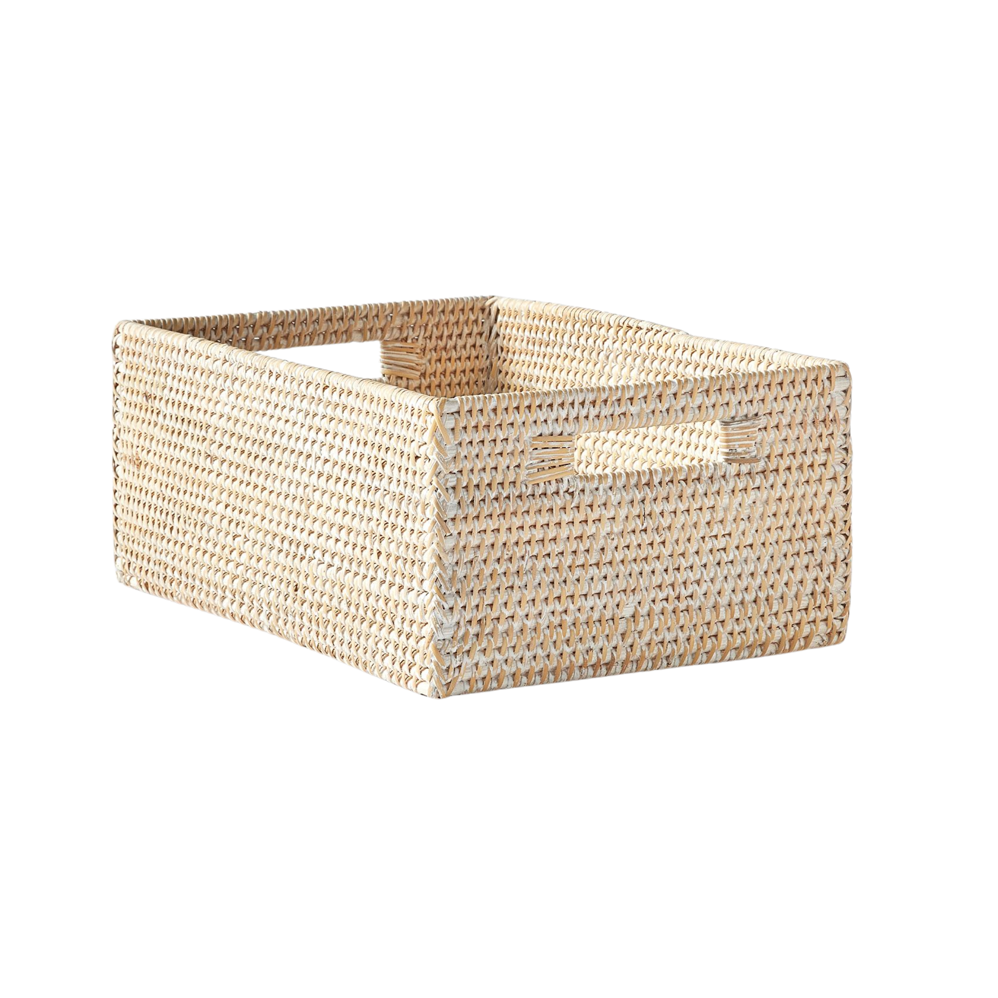 un panier de stockage rectangulaire
