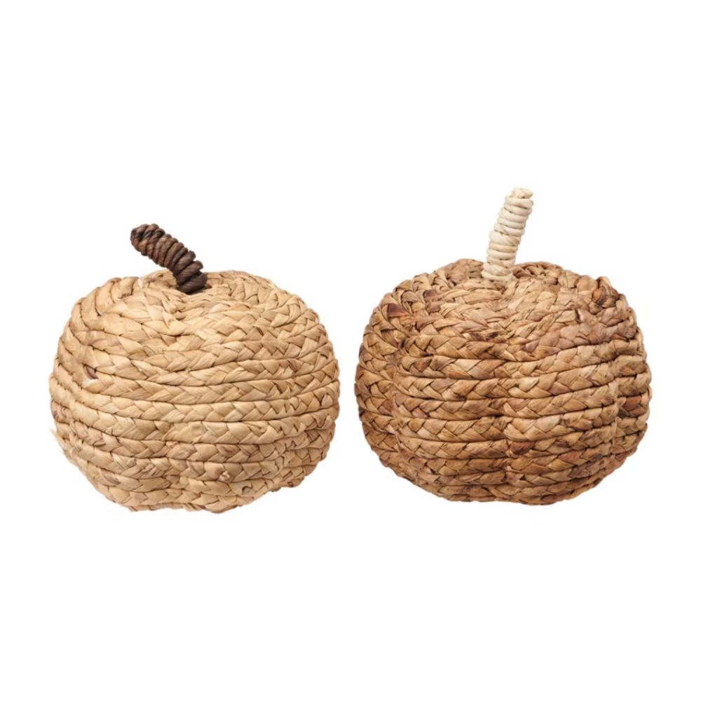 2 Pumpkins tissés de paquet - quenane tressée