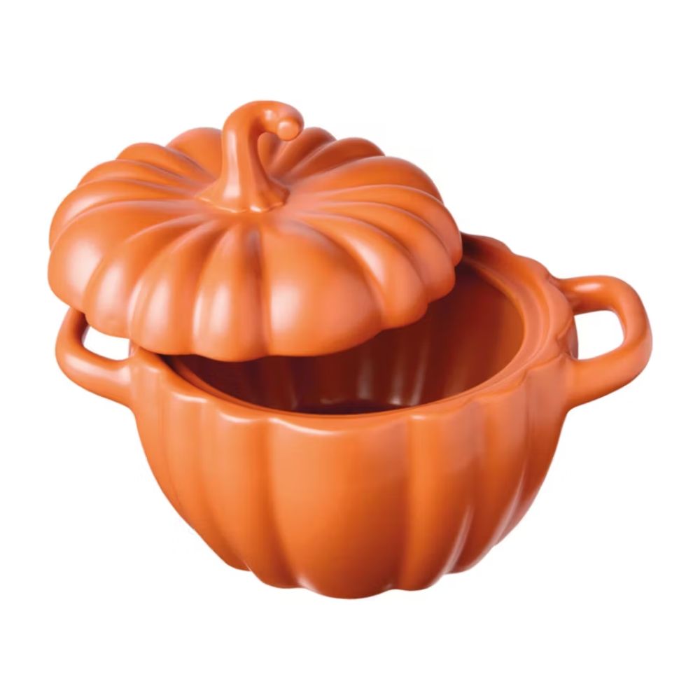 Grand bol de citrouille, orange