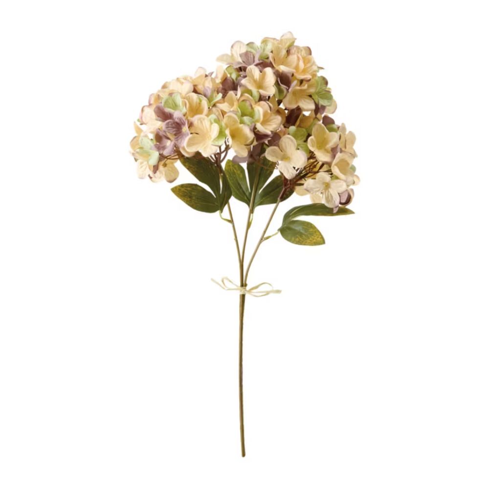 Sole florale grande taille - Hortensia tri-couleur