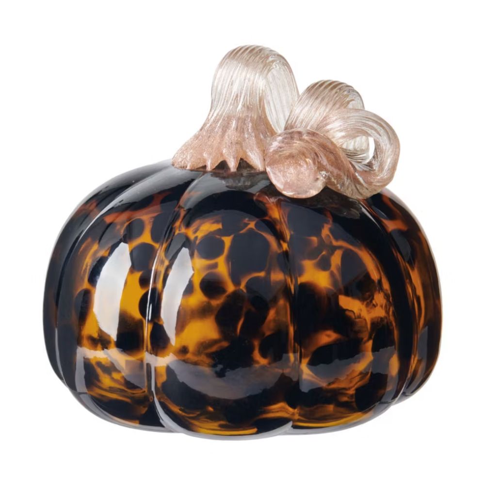 Citrouille en verre artisanal, tortue