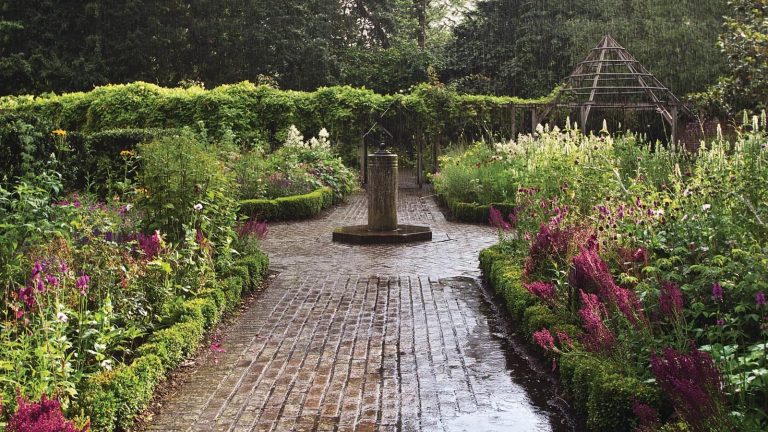 J’ai essayé cette méthode de collecte d’eau de pluie sans gouttière et elle a instantanément réduit ma facture d’eau – ainsi que 2 autres méthodes de collecte d’eau à faible effort. Rain in the garden