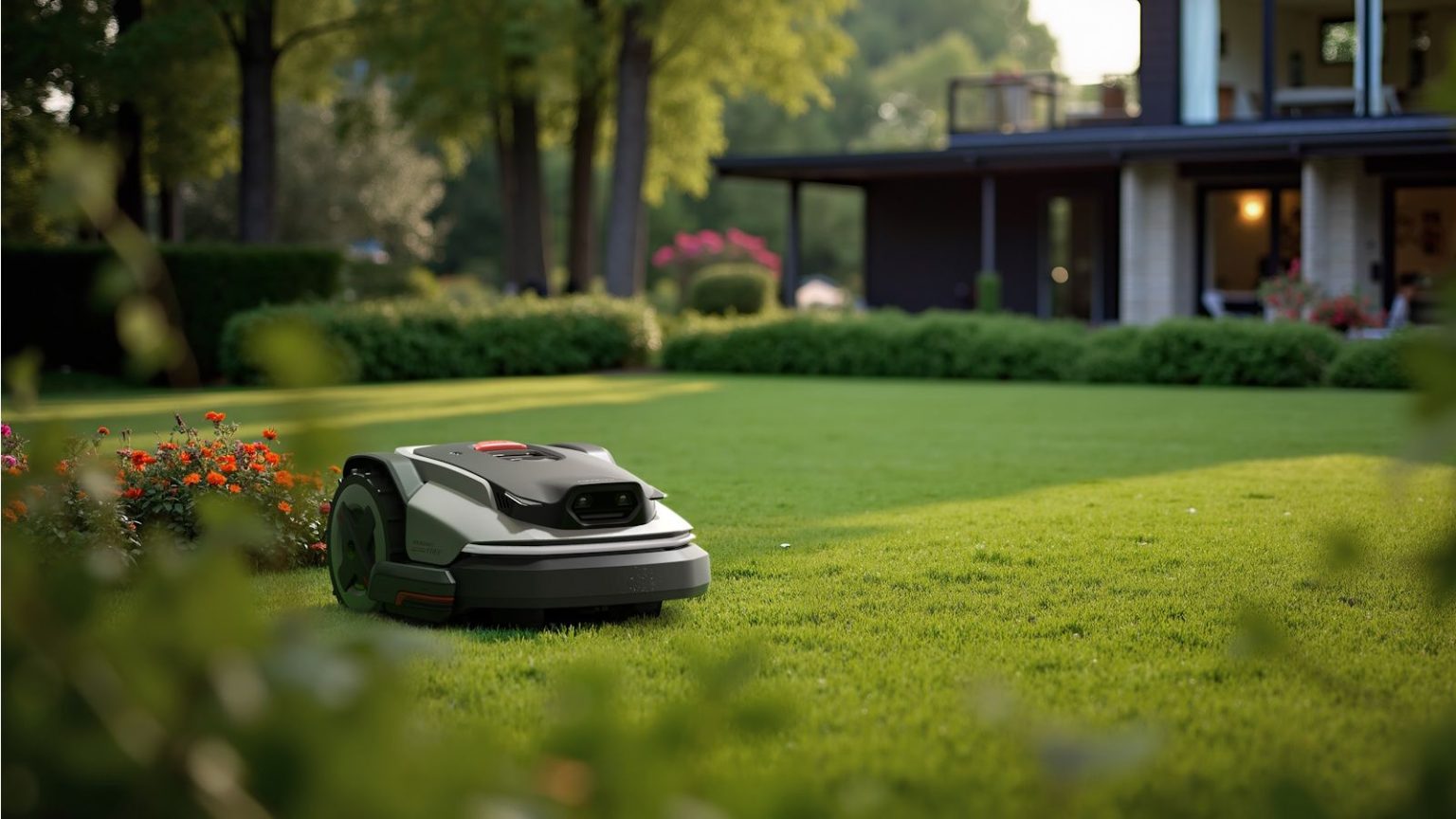 La première tondeuse robot de Roborock apporte une technologie de pointe à l’entretien automatisé de la pelouse, vous offrant une finition professionnelle sans effort Roborock RockMow S1