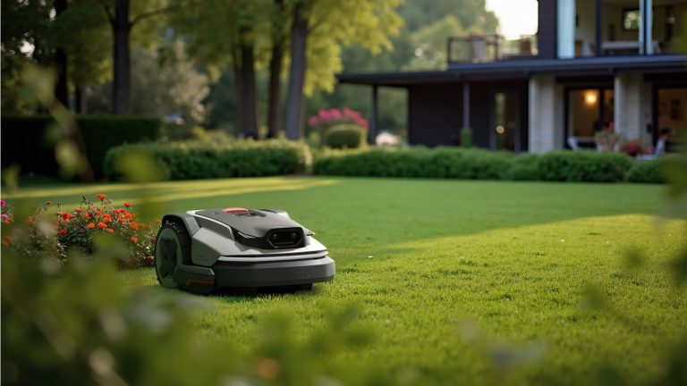 La première tondeuse robot de Roborock apporte une technologie de pointe à l’entretien automatisé de la pelouse, vous offrant une finition professionnelle sans effort Roborock RockMow S1