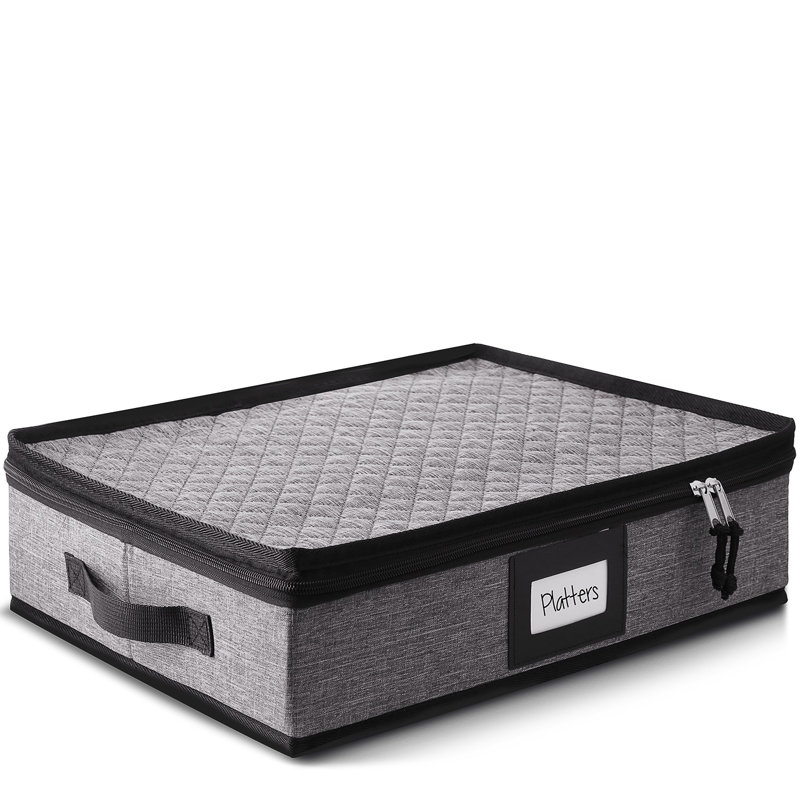 Préparation et amp;amp; Savourez un étui de rangement pour plateau en porcelaine fine à coque rigide et un étui de rangement pour plateau en porcelaine fine. Commentaires | Wayfair