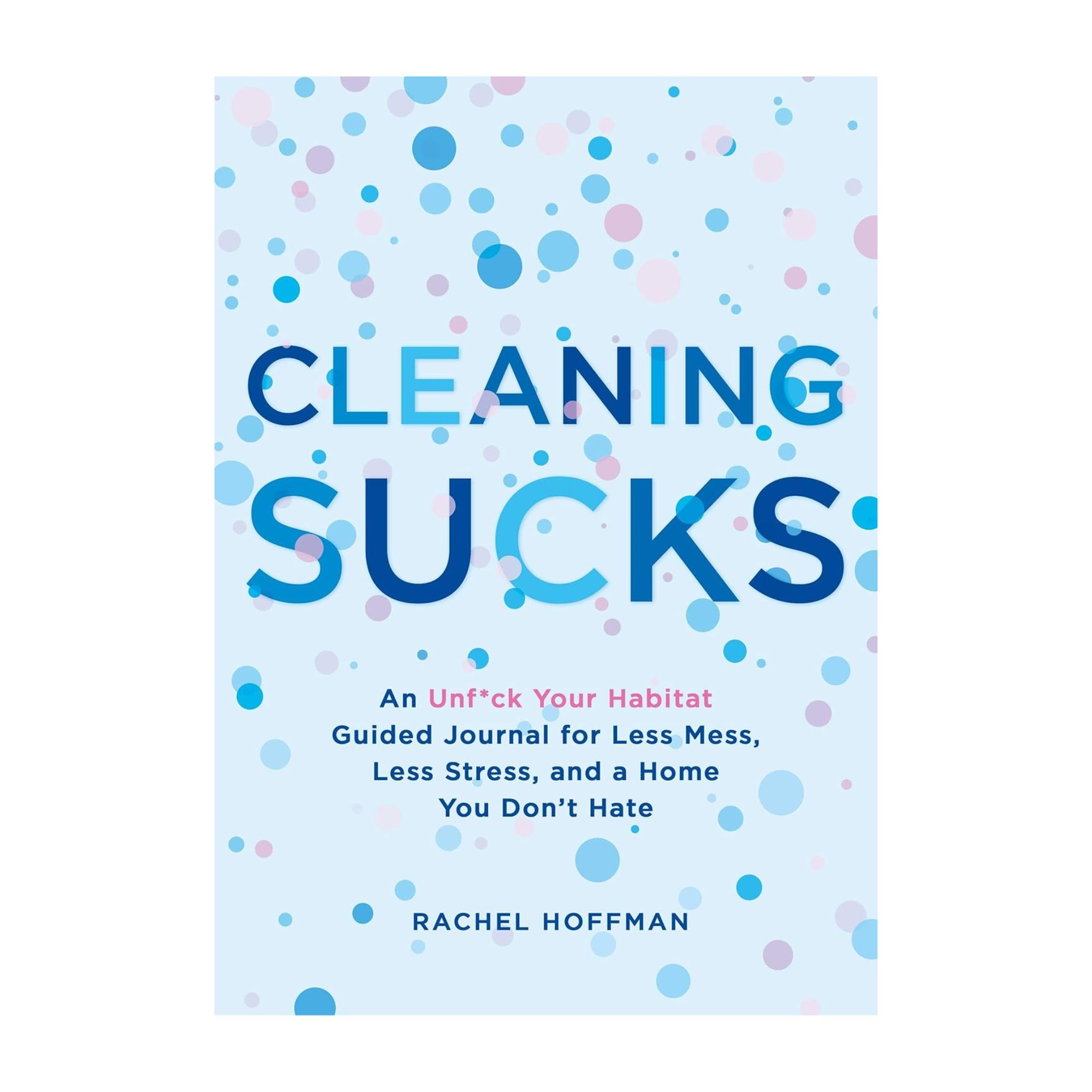 La couverture bleue du carnet de planification Cleaning Sucks