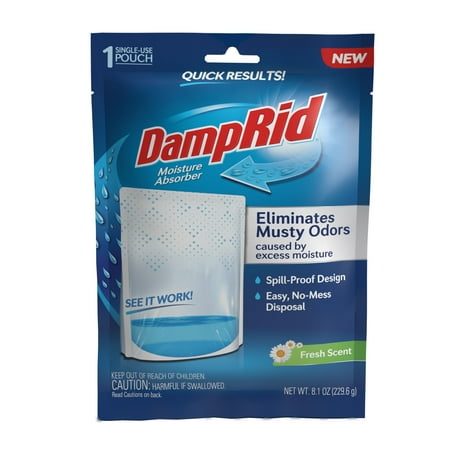 Damprid Pochette absorbant l'humidité Parfum frais à usage unique, 8,1 oz.
