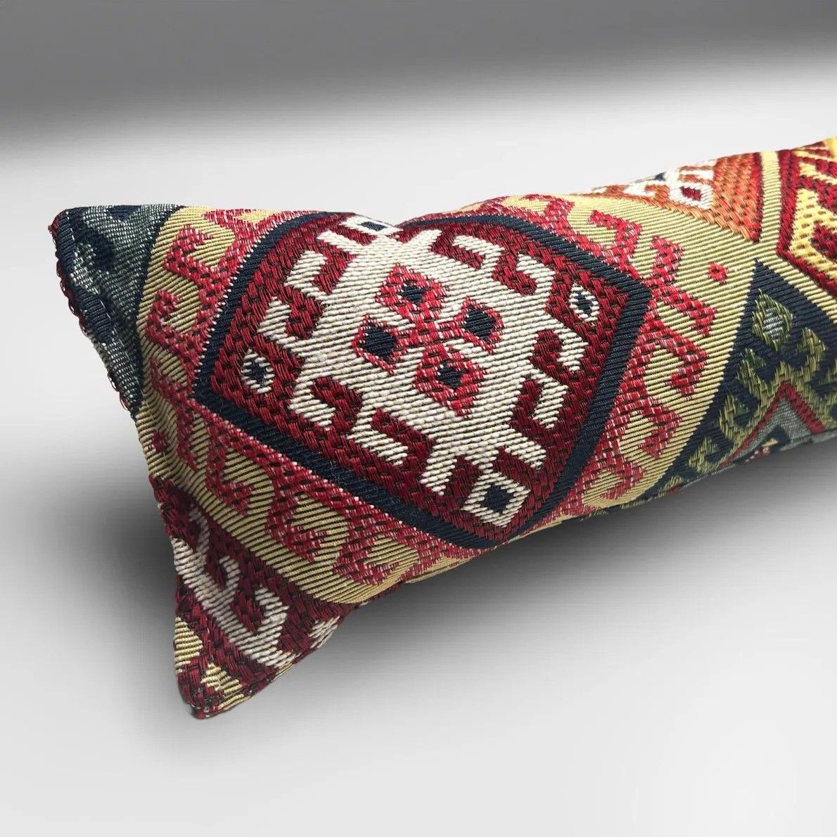 Boudin de porte lourd en tissu Kilim -