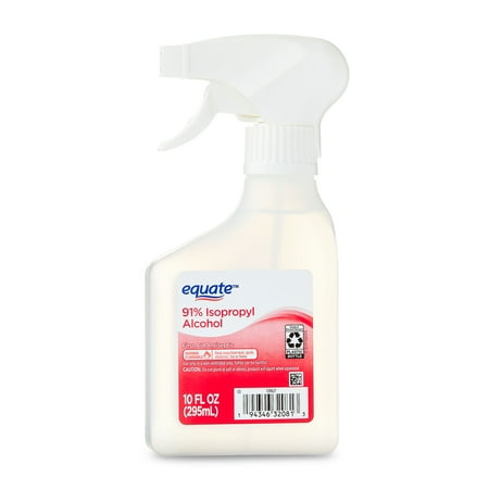 Equate Antiseptique de premiers secours à l'alcool isopropylique à 91 %, solution topique en spray, 10 fl oz