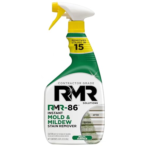 Rmr-86 Spray détachant instantané pour moisissures et moisissures – Formule sans gommage, 30 fl oz