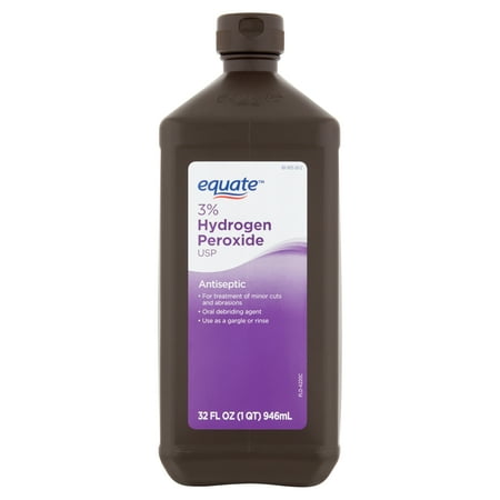 Equate 3 % de peroxyde d'hydrogène liquide Usp antiseptique, 32 fl oz