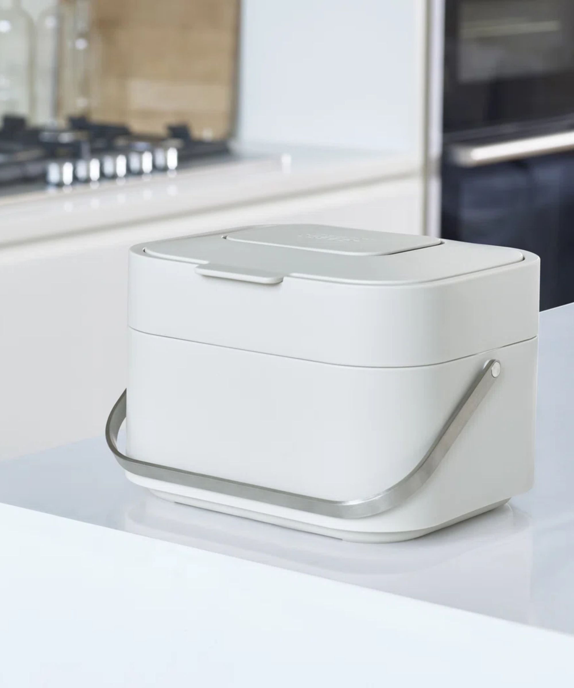 Joseph Joseph Stack Poubelle à compost pour déchets alimentaires avec filtre anti-odeurs