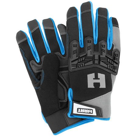 Gants de travail Hart Impact, Compatible avec écran tactile à 5 doigts, Taille Moyen