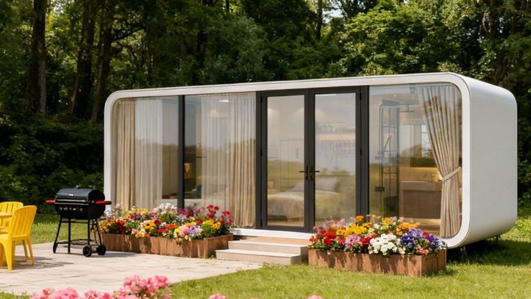 Amazon vend une petite maison personnalisable, et elle coûte 10 000 $ de moins que la normale – elle est étonnamment moderne, chic et inférieure à 30 000 $ Modern Prefab Steel-Framed Tiny House to Live in