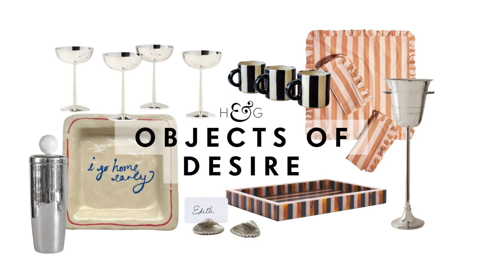Objets de désir : 24 pièces d’hébergement chic et sans effort qui rehaussent instantanément n’importe quel rassemblement Objects of Desire December