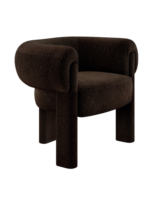 Chaise longue en velours 
