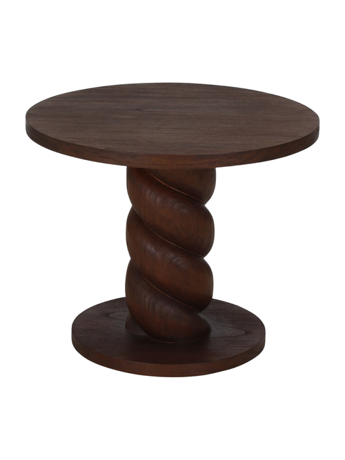 Table d'appoint torsadée