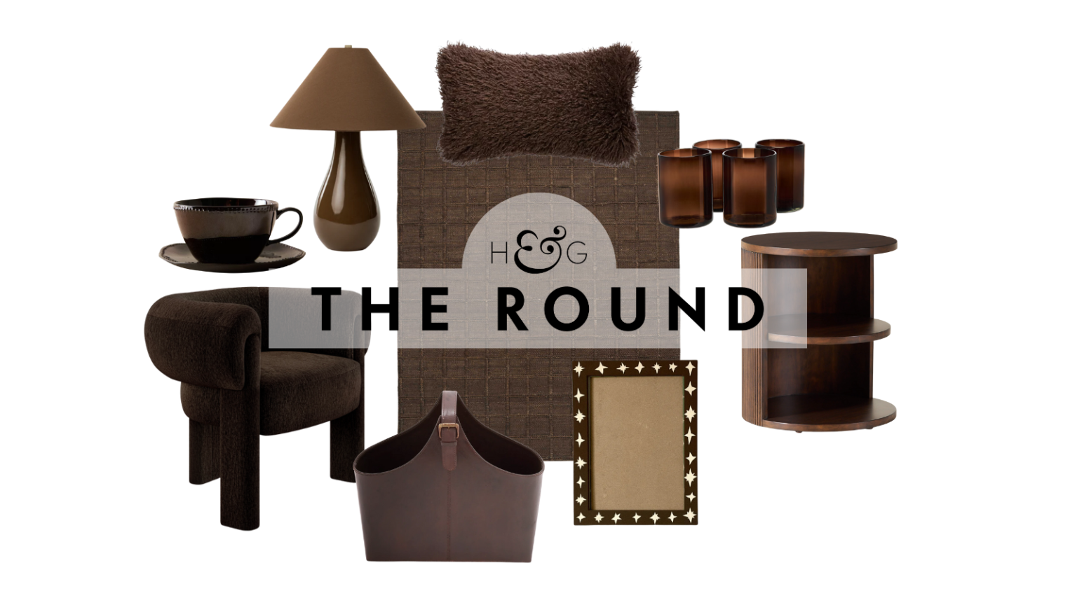 Le brun chocolat velouté et délicieux est le neutre de mauvaise humeur le plus chic au monde – Achetez 24 pièces qui apportent sa chaleur décadente à la maison an assortment of chocolate brown decor
