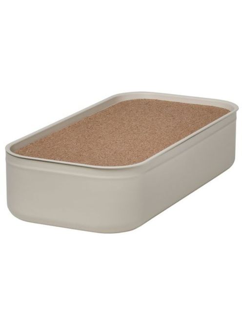 Boîte Harvmatta avec couvercle - Beige clair 4 ¾x9 ½x2 ¼ 