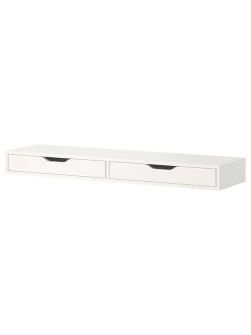Étagère avec tiroirs Ekby Alex - Blanc 46 7/8x11 3/8 