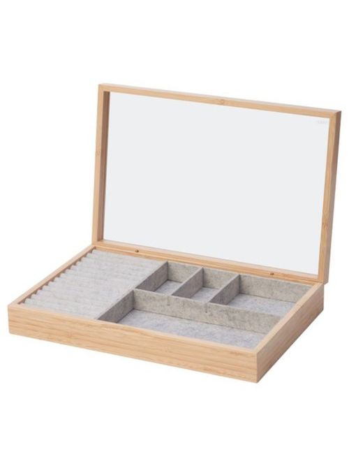 Boîte à bijoux Halsrem avec compartiments 13x8 ¾ 