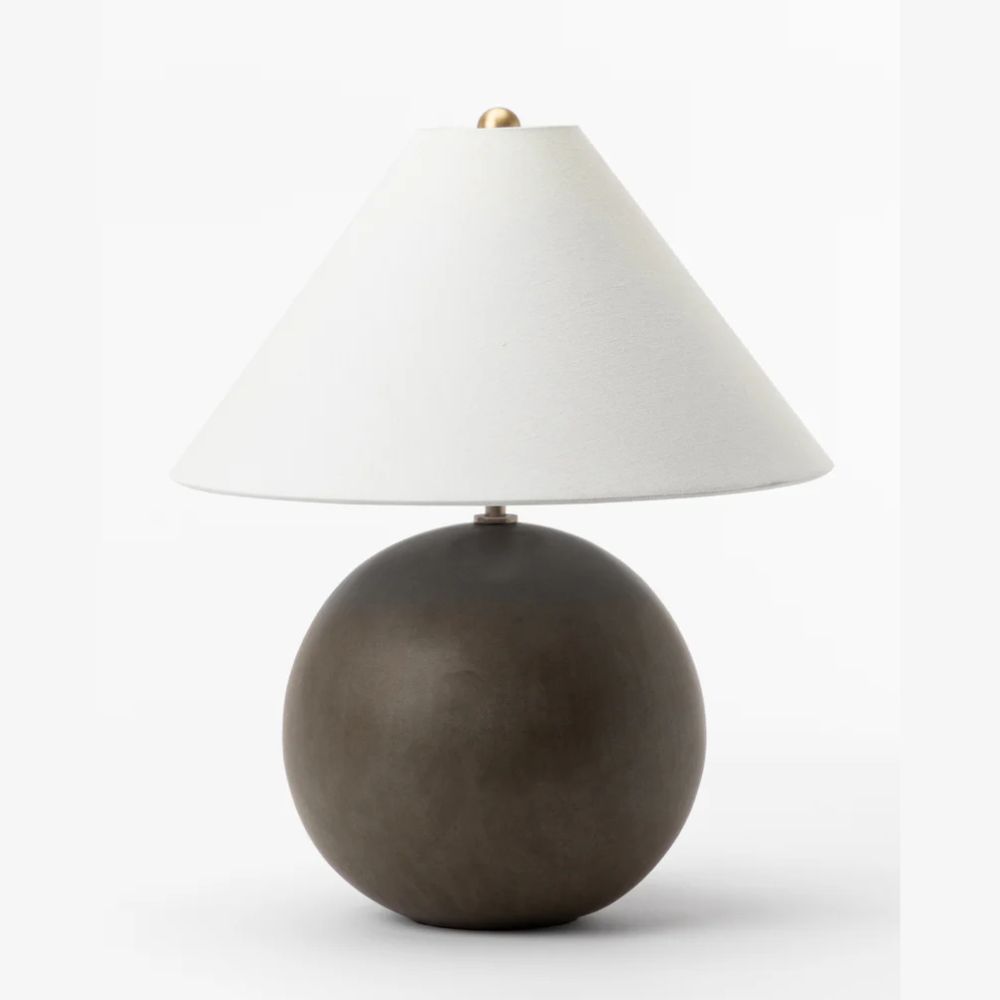 lampe de table marron