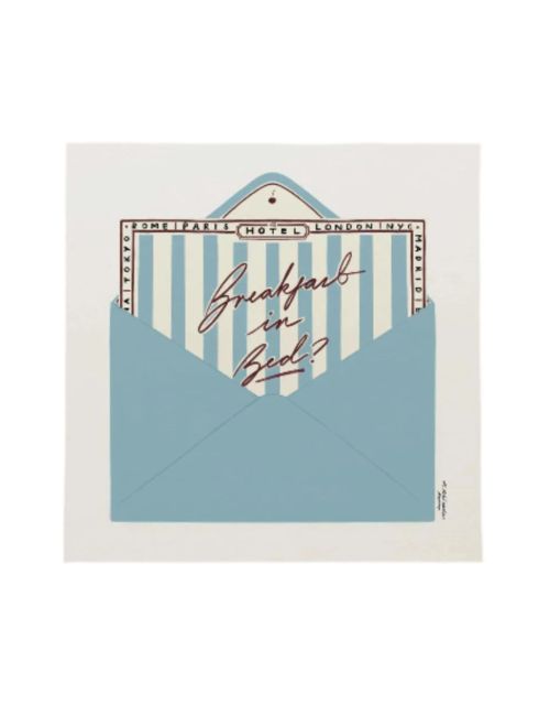 Petit déjeuner au lit Impression artistique