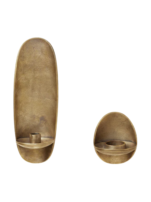 Bougeoir mural Agapé, lot de 2