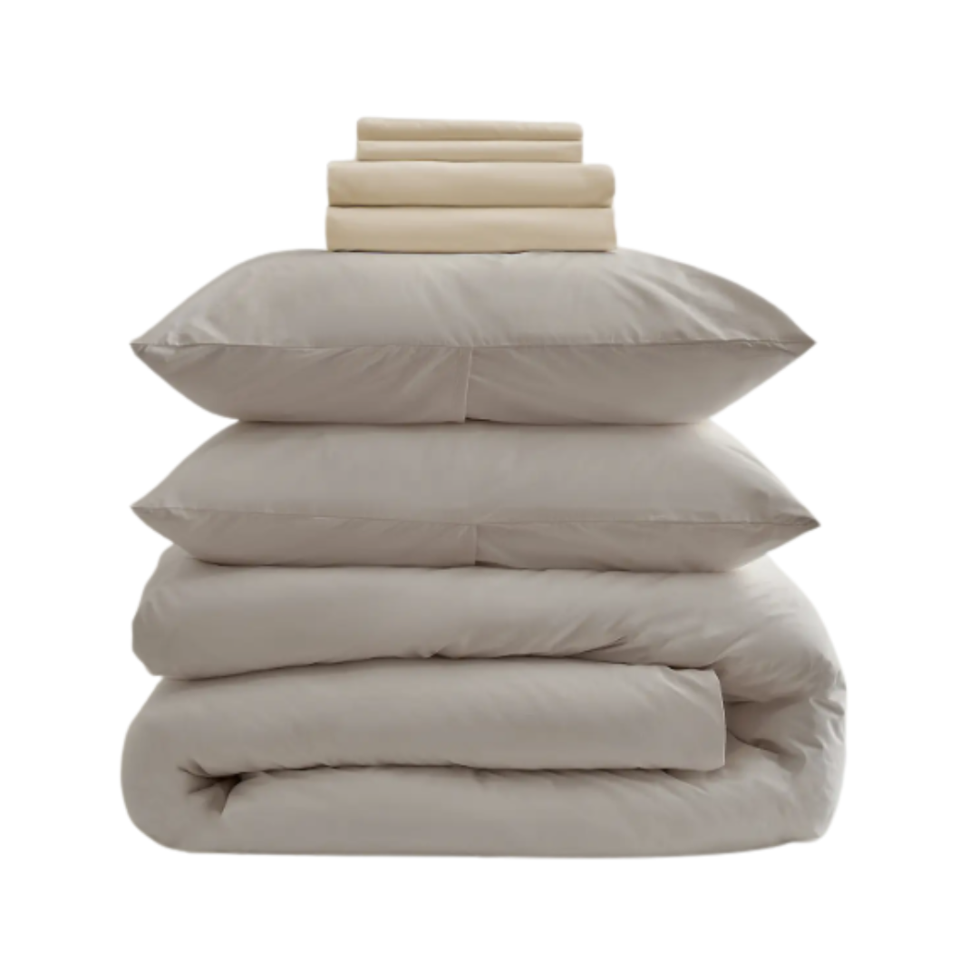 Coing, ensemble de literie classique en percale biologique de luxe