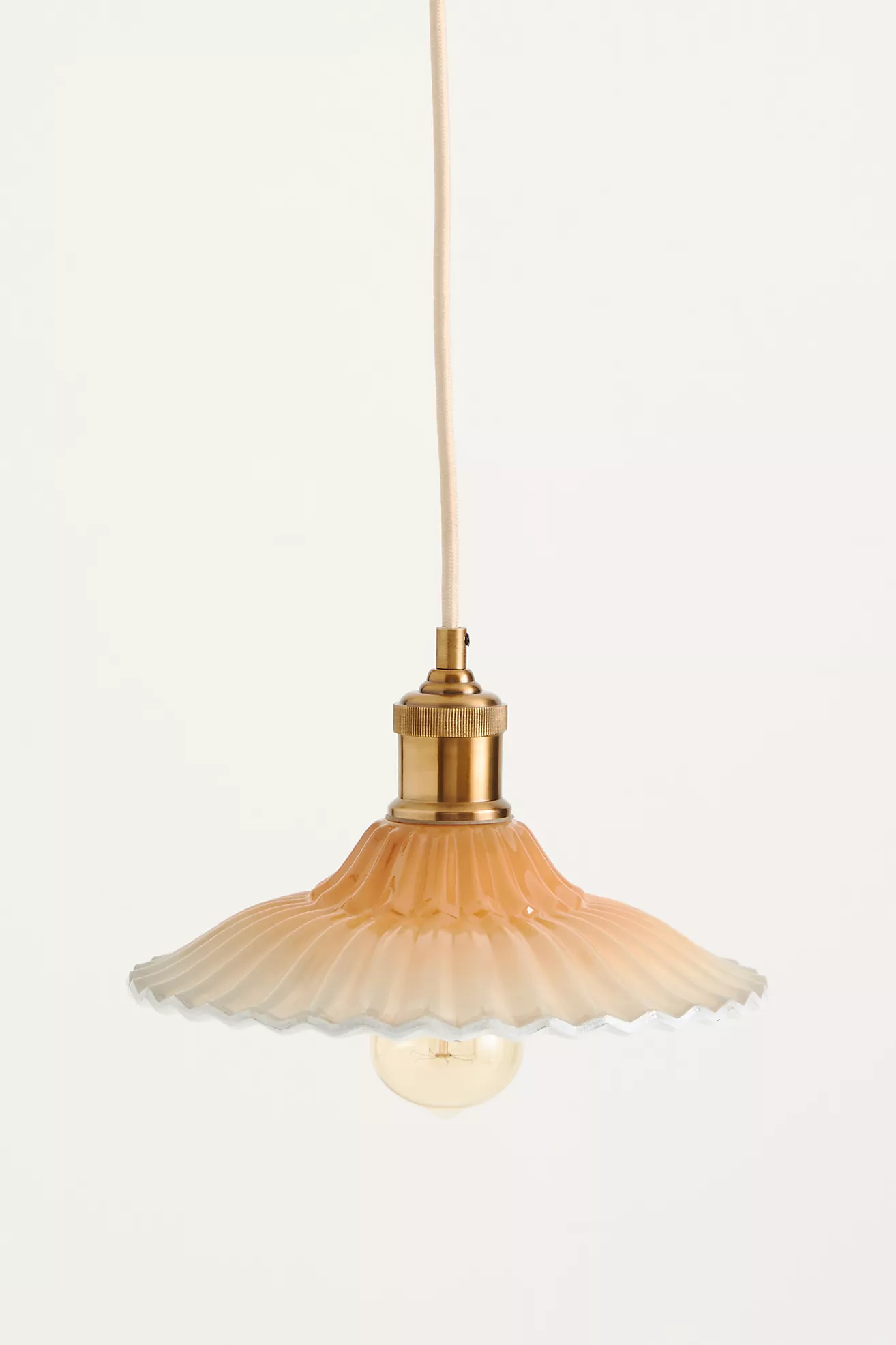 Pendentif en verre flûtiste