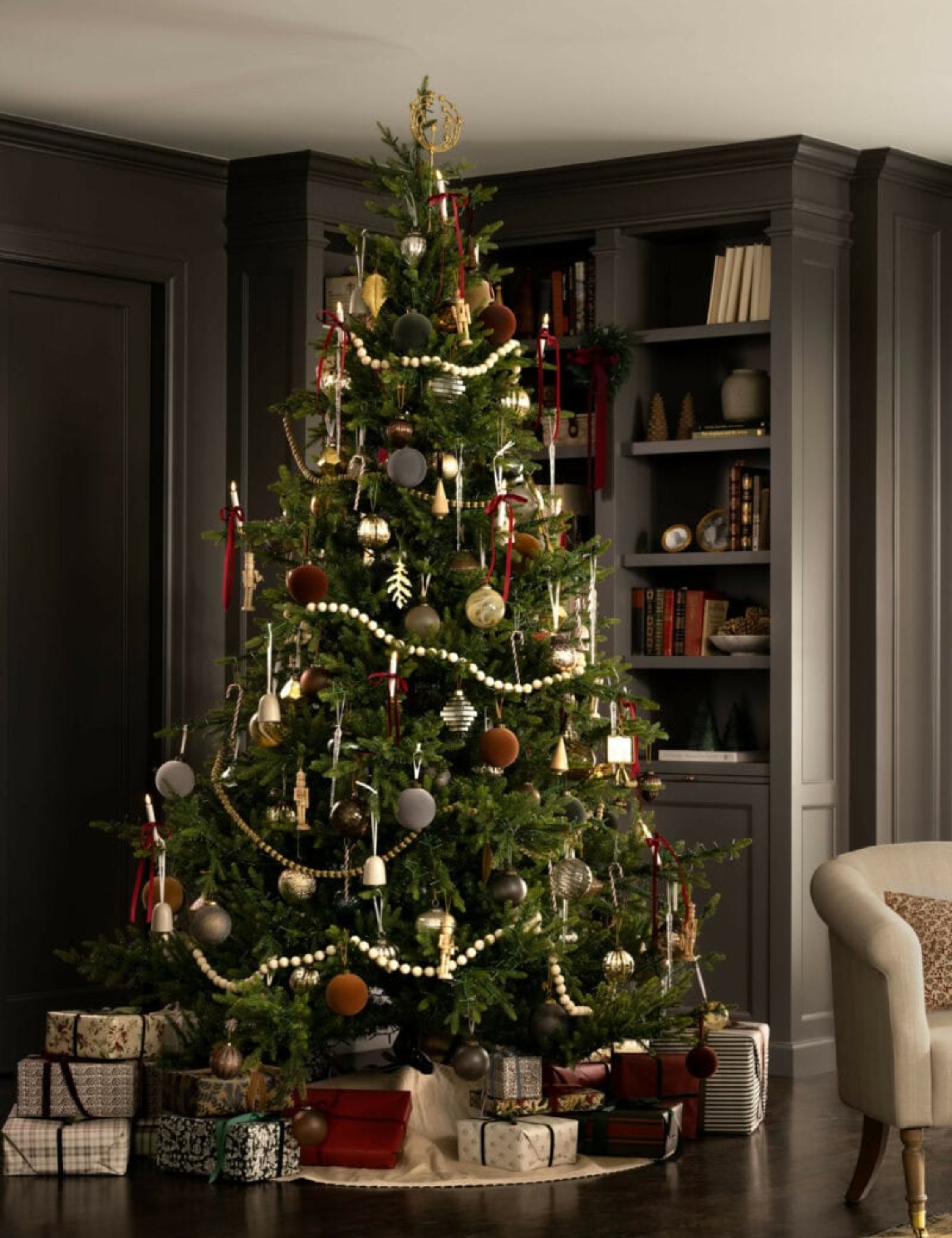 Salon de Noël festif