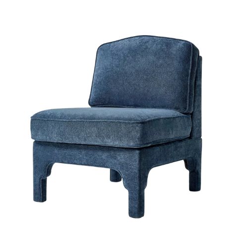 Fauteuil d'appoint pantoufles d'inspiration vintage