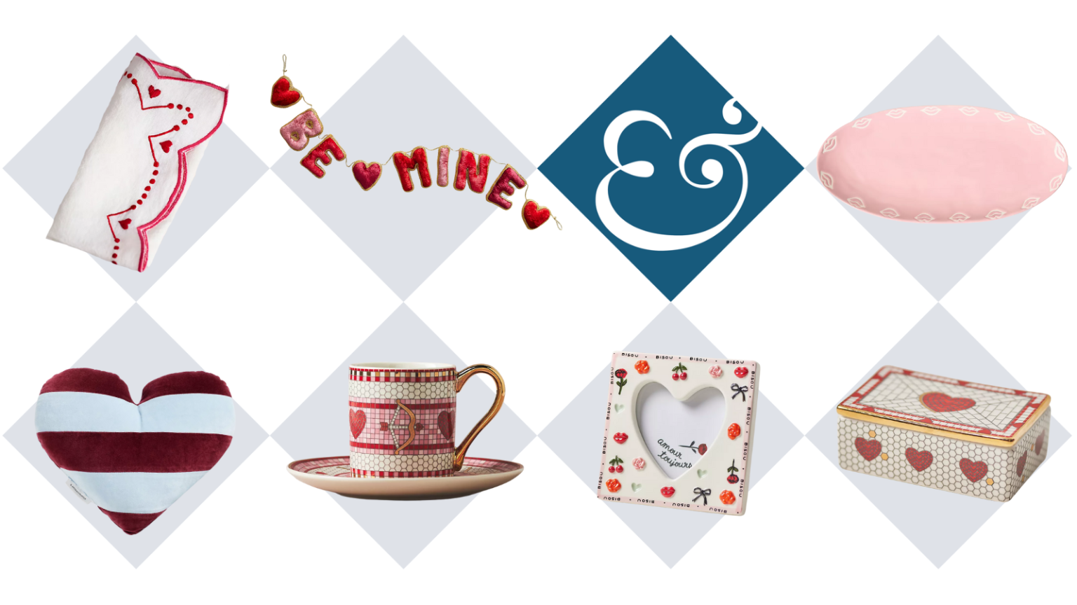 Anthropologie vient de relooker sa collection emblématique de carreaux Bistro pour la Saint-Valentin – et ce n’est que le début de cette collection merveilleuse et fantaisiste an assortment of valentine's day decor from anthropologie