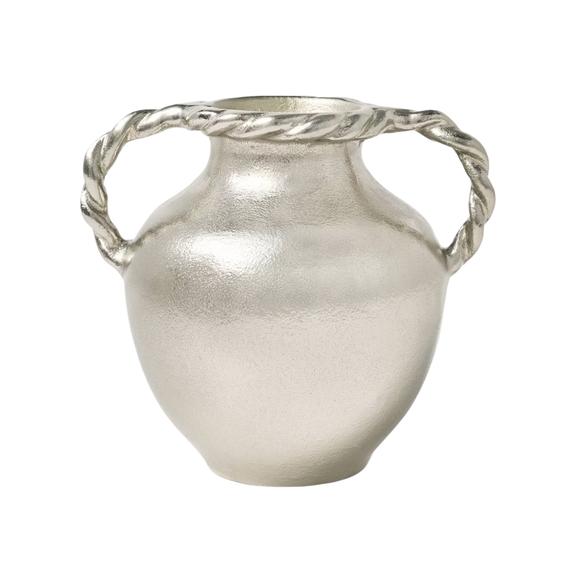 un vase à fleurs en argent