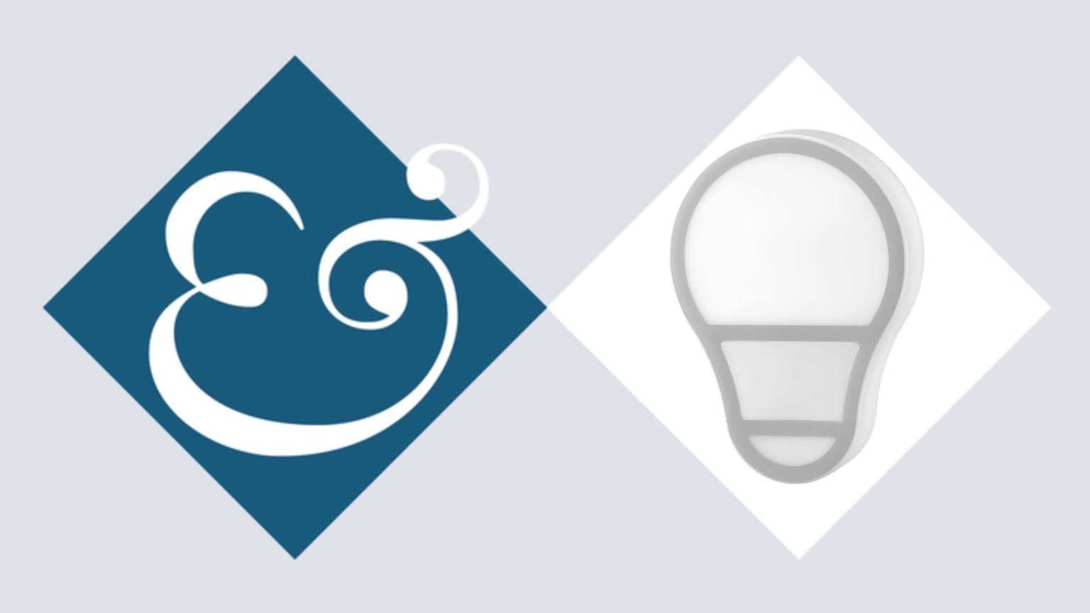 IKEA ANKARL&Auml;GG LED nightlight on tile background next to Homes &amp; Gardens '&amp;' logo.