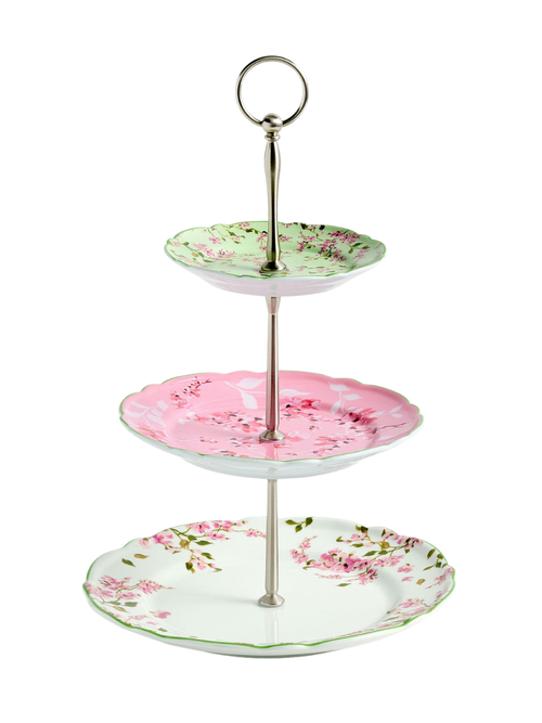 Support à plusieurs niveaux en porcelaine pour treillis de jardin