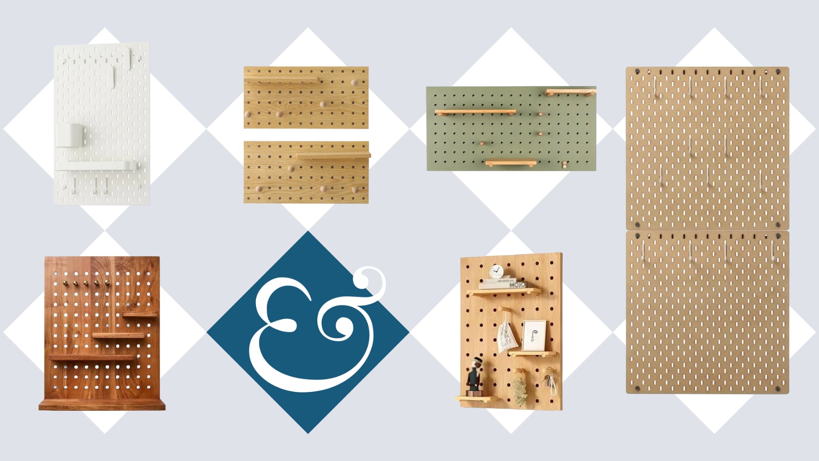 Un collage de panneaux perforés