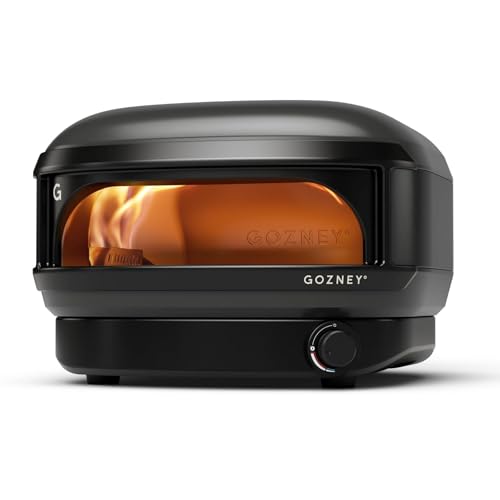 Four à pizza extérieur Gozney Arc Lite, four à pizza au gaz propane, contrôle de flamme de précision, cuisine 12 po. Pizza en 60 secondes, chauffe jusqu'à 950f - Off Black