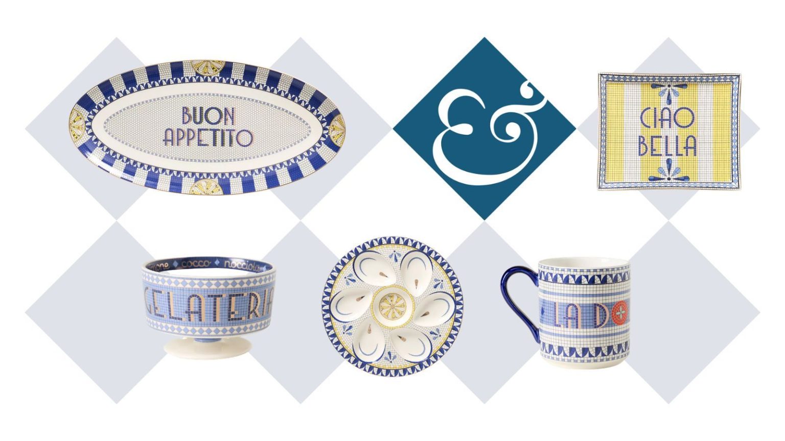 Anthropologie vient de réimaginer sa collection de carreaux de bistro viral – elle a un éclat italien parfait pour l’hébergement d’été A collage of Anthropologie kitchenware