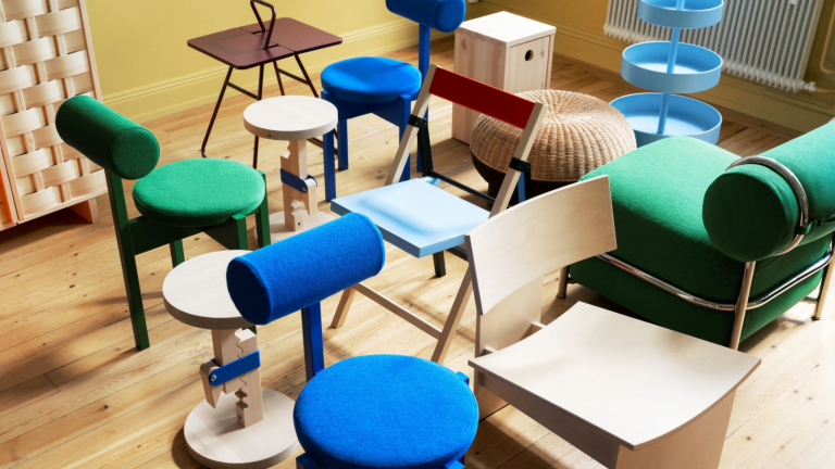 an assortment of furniture from IKEA's PS collection