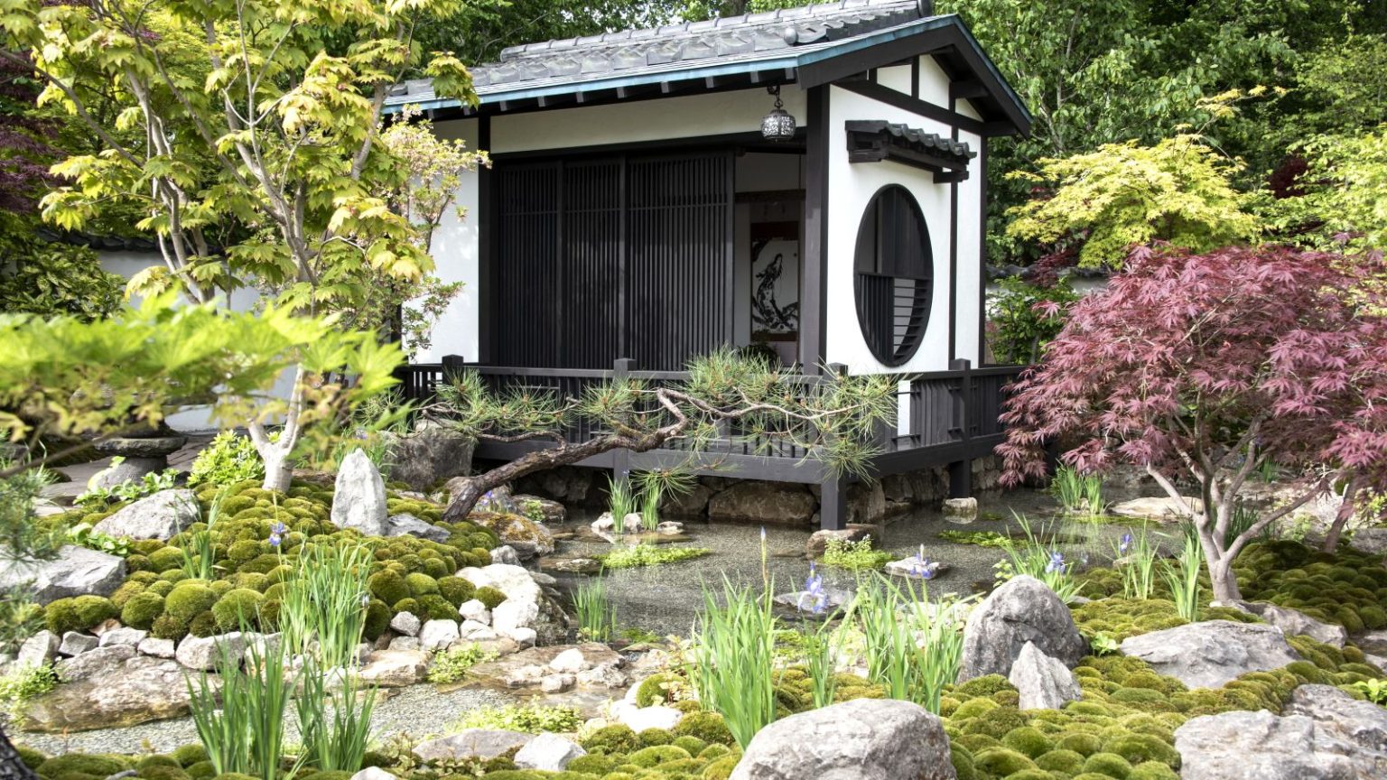 The 'Tokonoma Garden &ndash; Sanumaya no Niwa' garden at the Chelsea Flower Show 2026