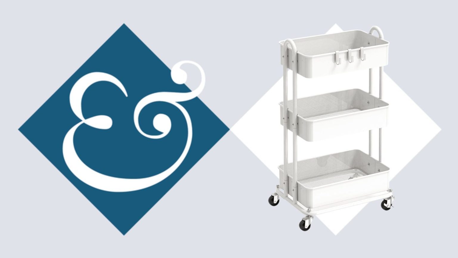 Ce chariot roulant à 3 niveaux est la petite mise à niveau de rangement de cuisine que j’ai achetée deux fois – il crée un espace supplémentaire instantané Amazon rolling cart product image header