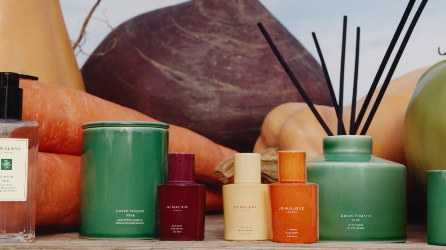 Move Over Citrus – La nouvelle collection de parfums d’été de Jo Malone s’inspire du potager Jo Malone veggies collection
