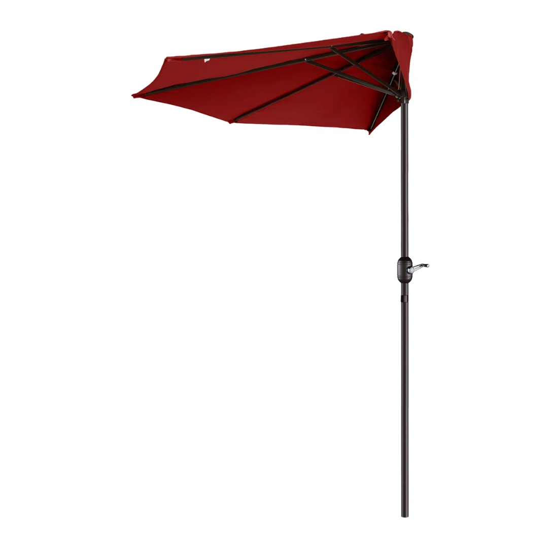 Parapluie demi-marché rouge