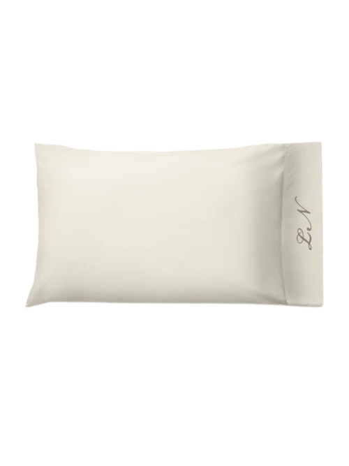 Taies d'oreiller en percale biologique Granby, ensemble de 2