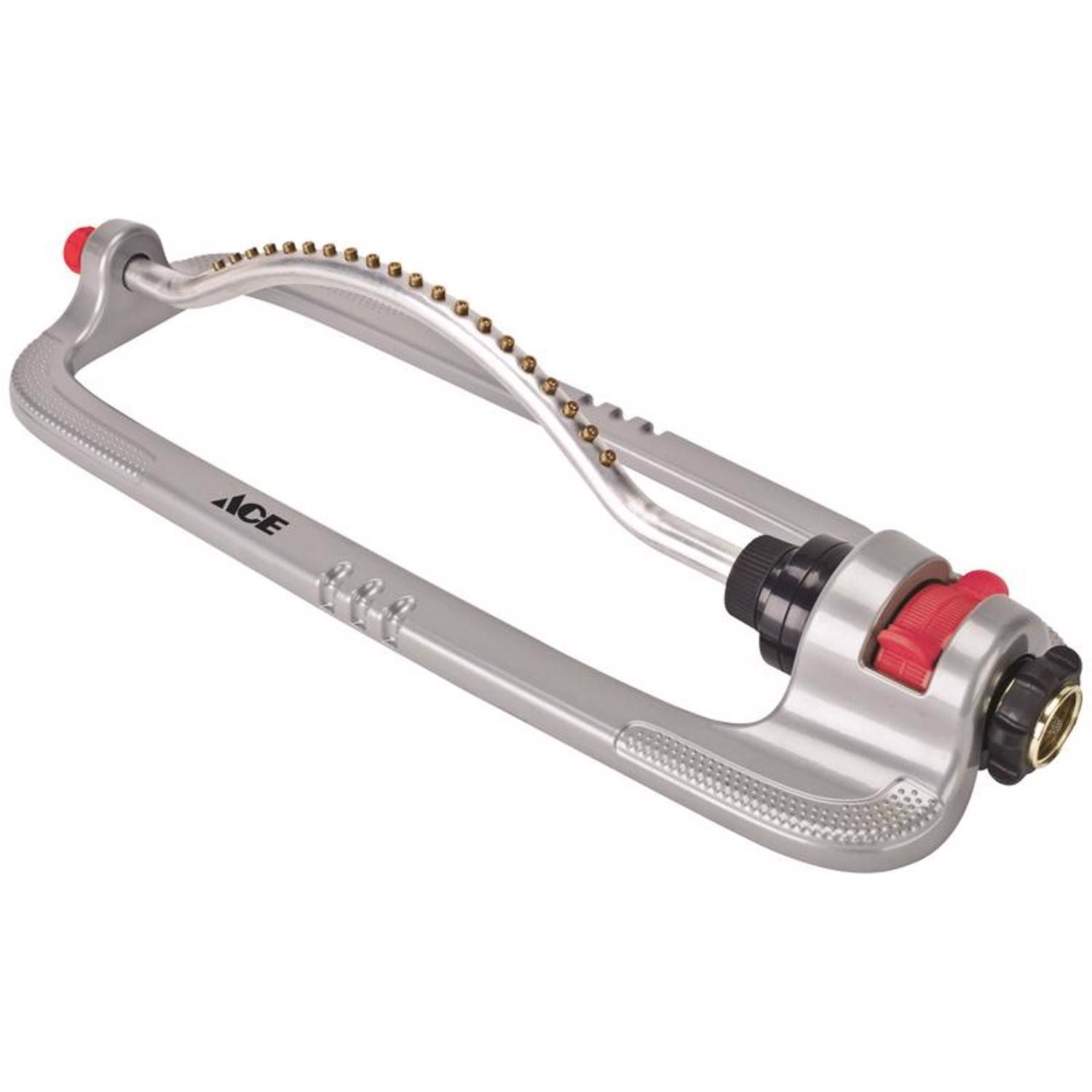 Arroseur oscillant à base de traîneau en métal Ace, 4 000 pieds carrés, 1 paquet